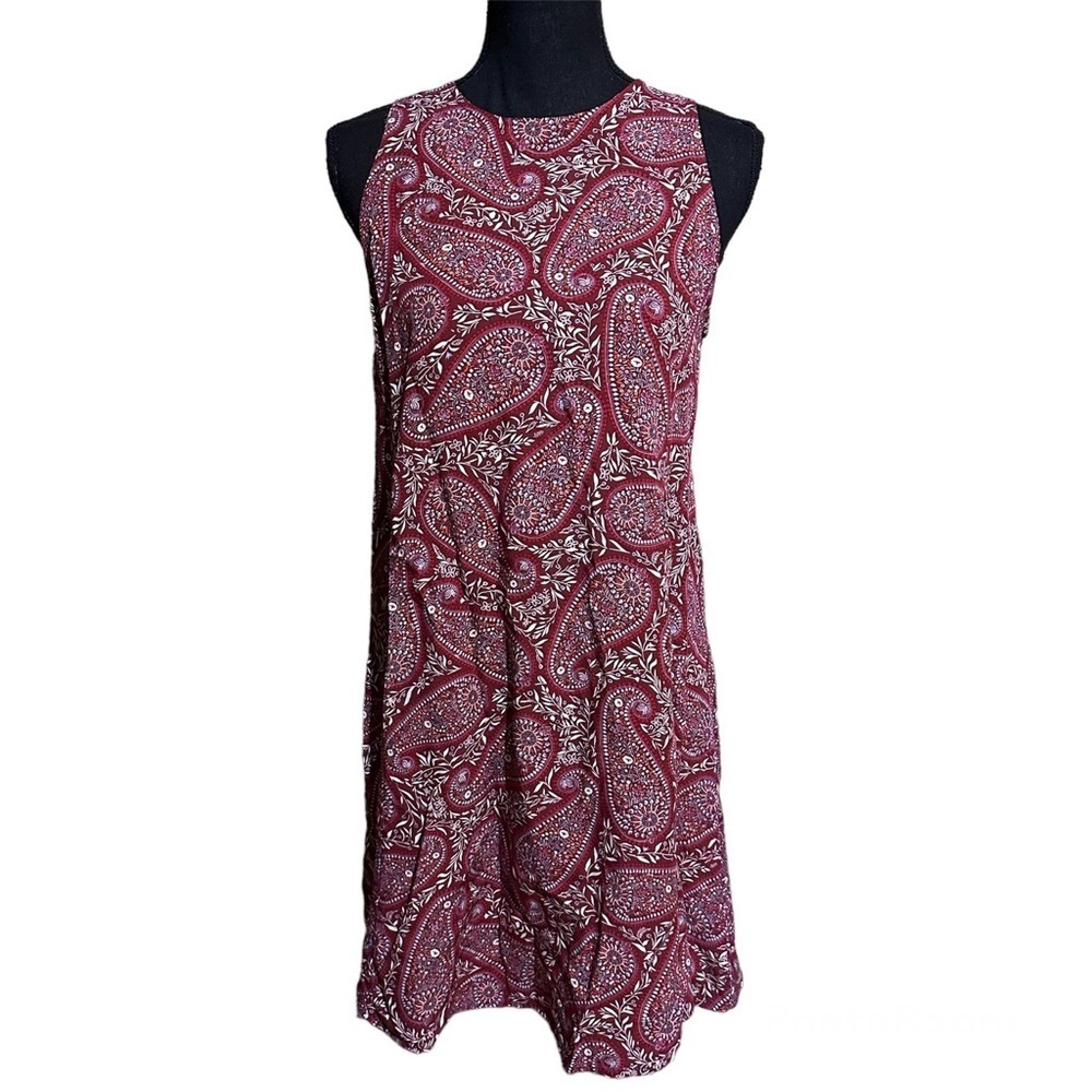 Old Navy Pink Paisley Sleeveless Dress Women's S Small